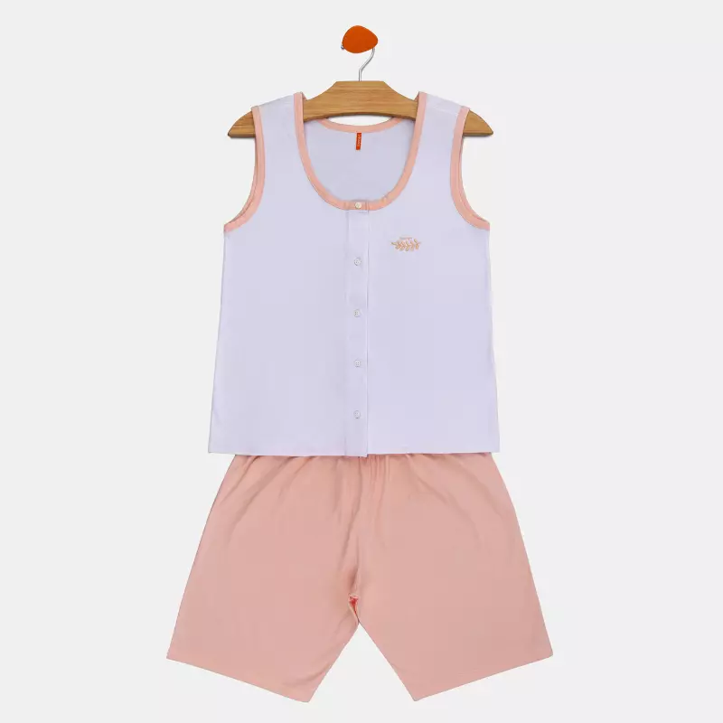 Pijama Feminino Regata Aberta e Short