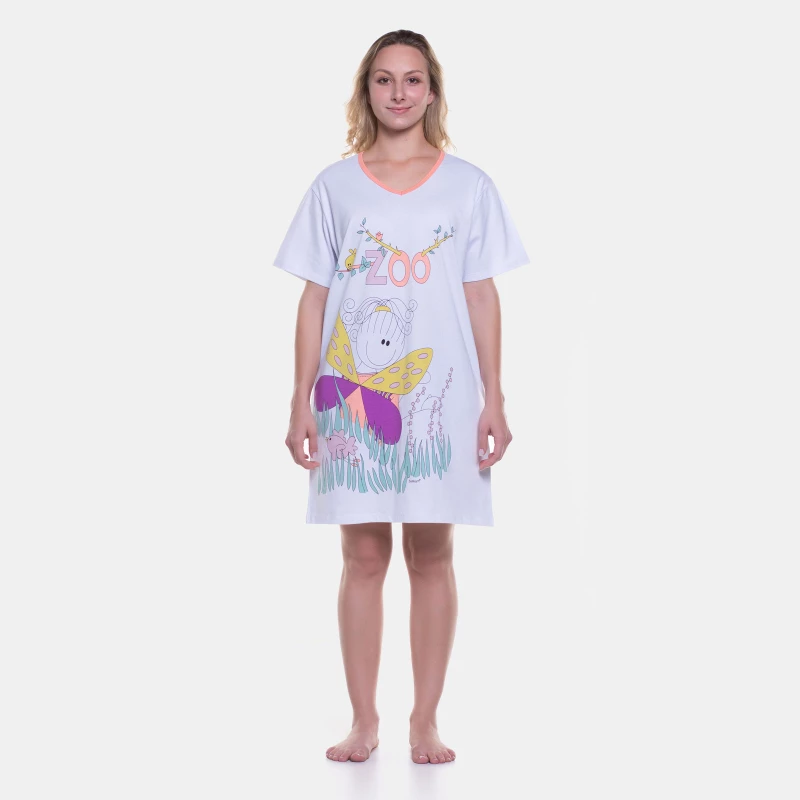Camisão manga curta        