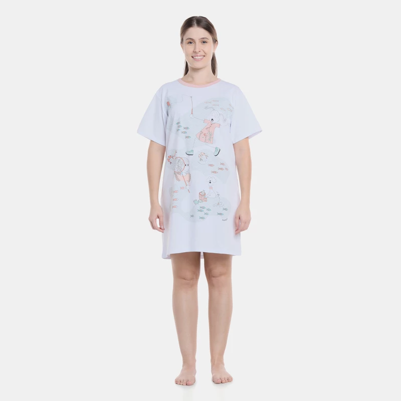 Camisão manga curta                 