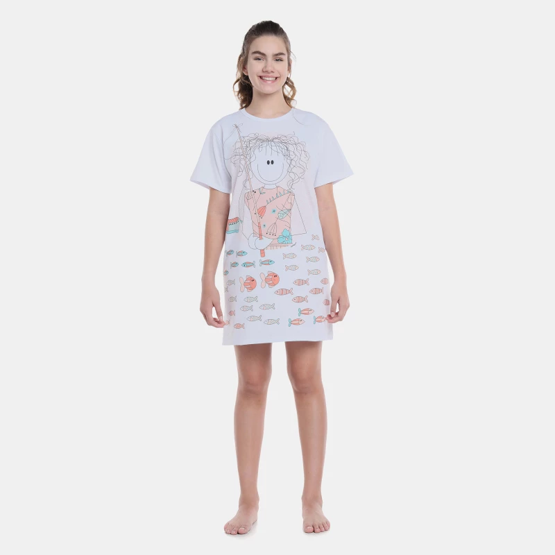 Camisão manga curta 