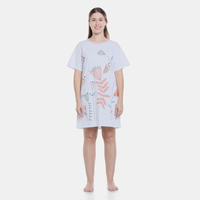 Camisão manga curta            