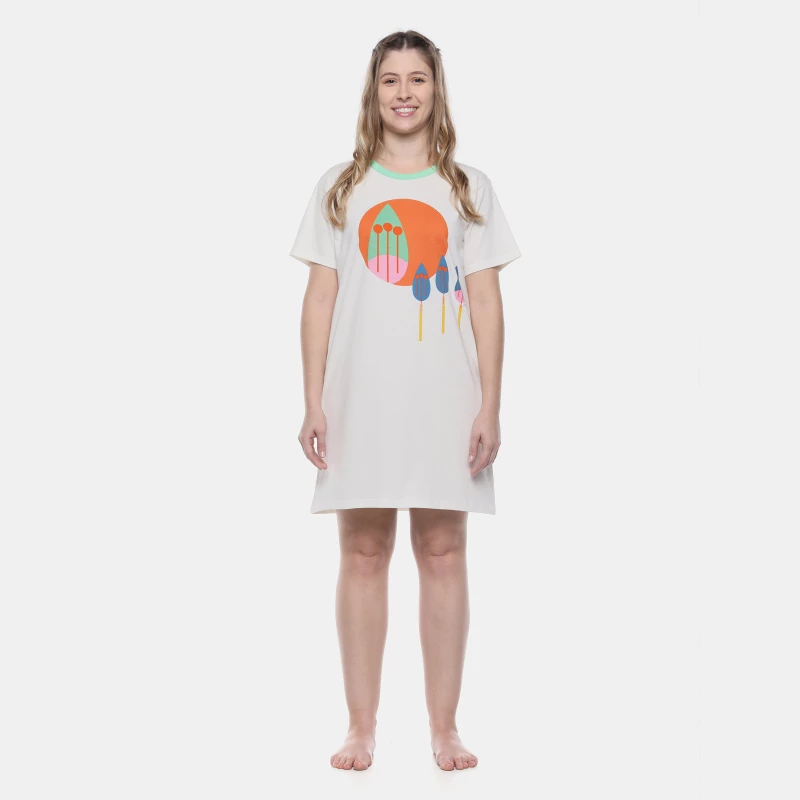 Camisão Manga Curta