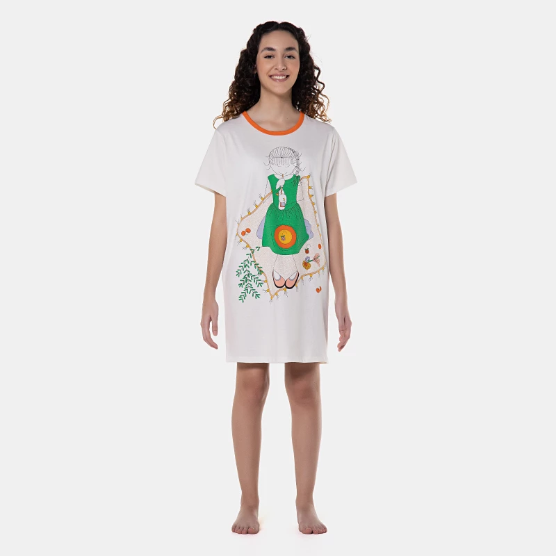 Camisão manga curta        