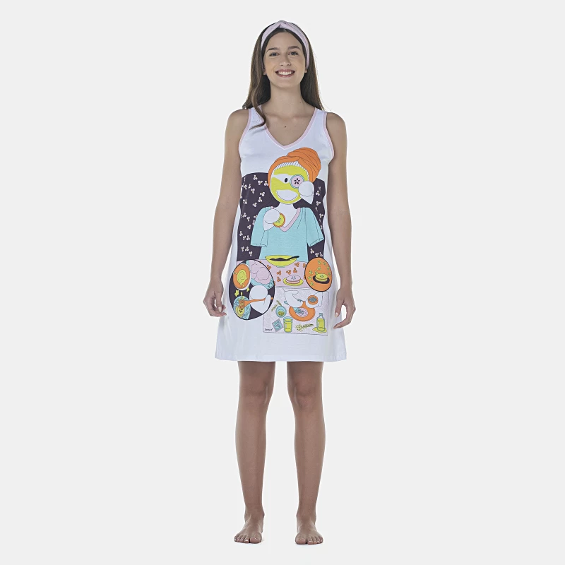 Camisola Feminina Adulto Regata Decote V
