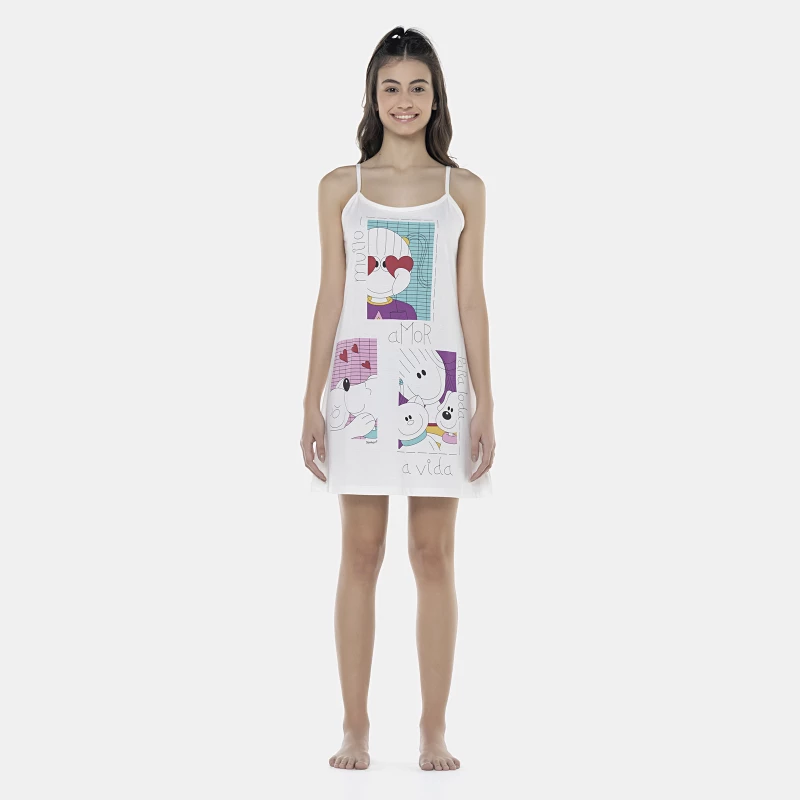 Camisola Feminina Adulto Alça