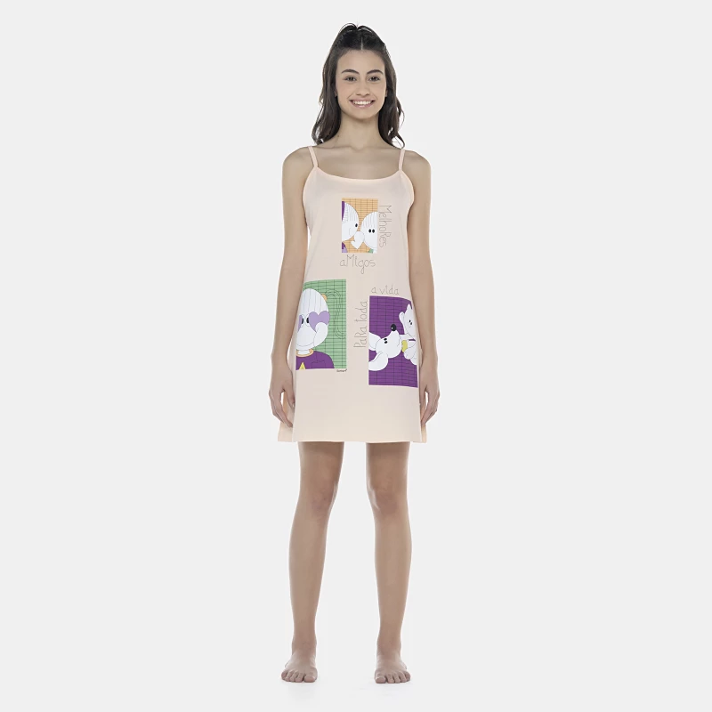 Camisola Feminina Adulto Alça