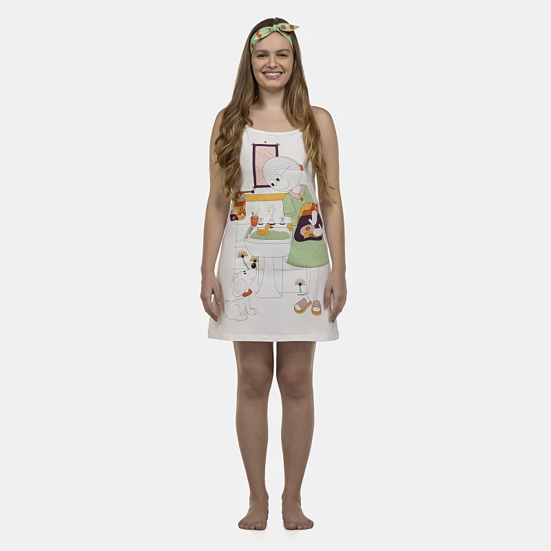 Camisola Feminina Adulto Alça