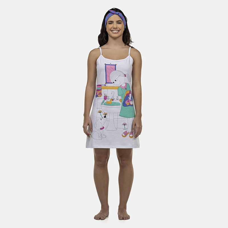 Camisola Feminina Adulto Alça