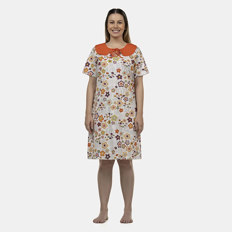 Camisola Feminina Adulto Manga Curta