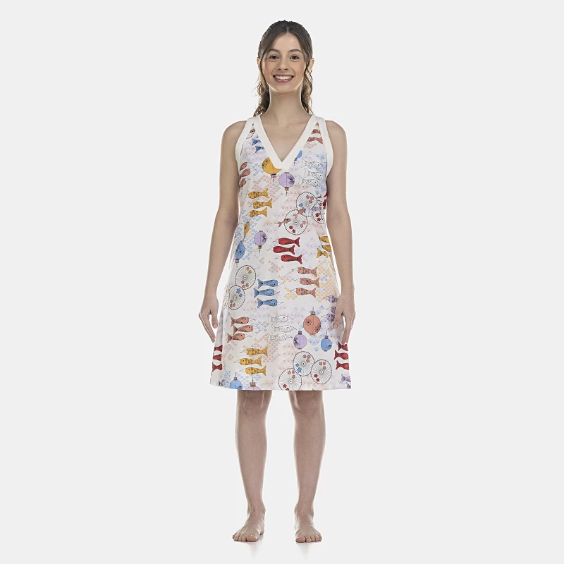 Camisola Feminina Adulto Regata Decote V