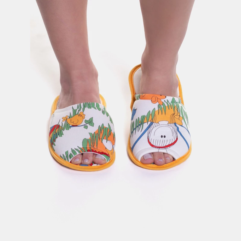 Pantufa com abertura adulto
