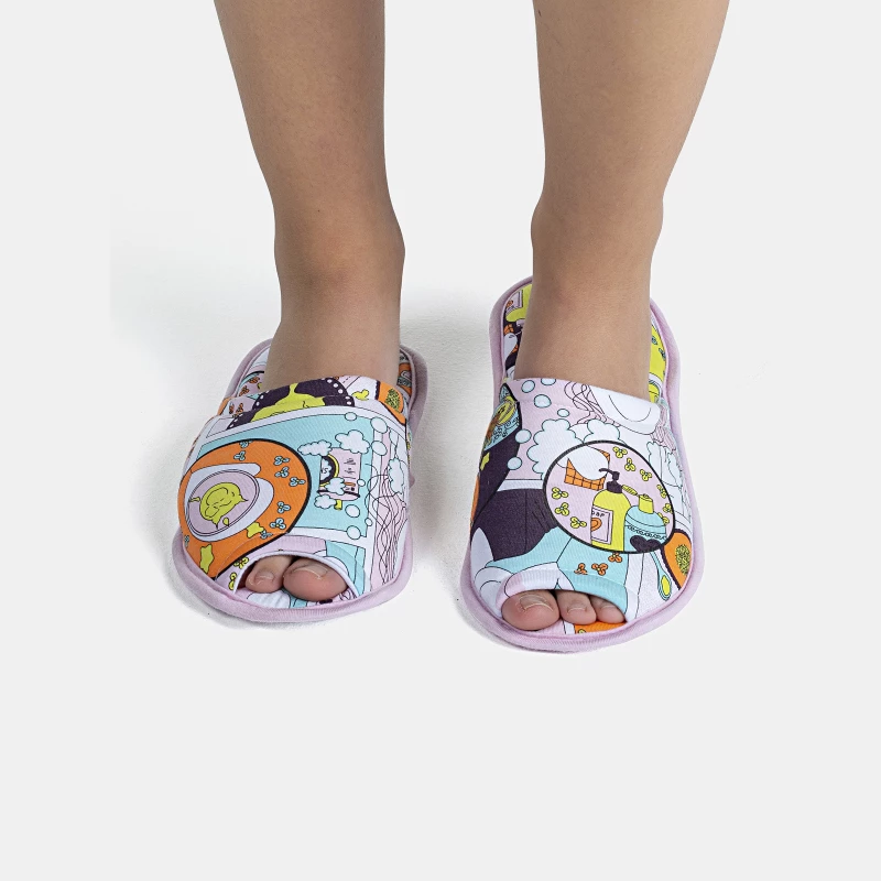 Pantufa Feminina Adulto Com Abertura