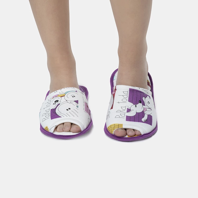 Pantufa Feminina Adulto Com Abertura
