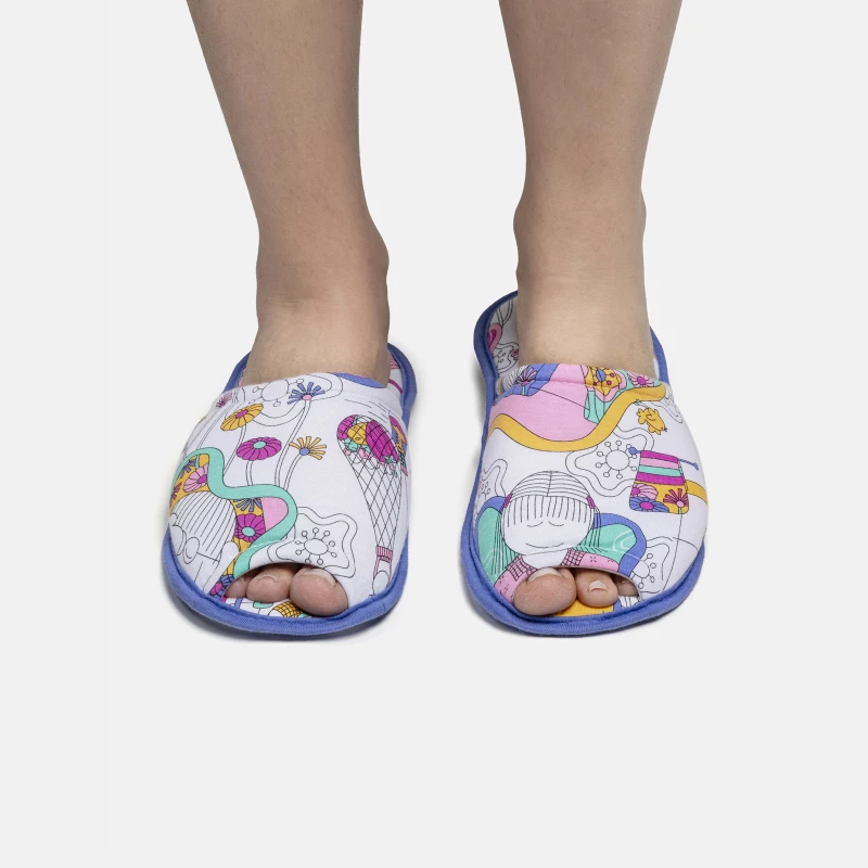 Pantufa Feminina Adulto Com Abertura