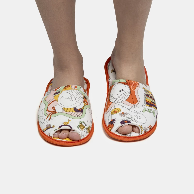 Pantufa Feminina Adulto Com Abertura