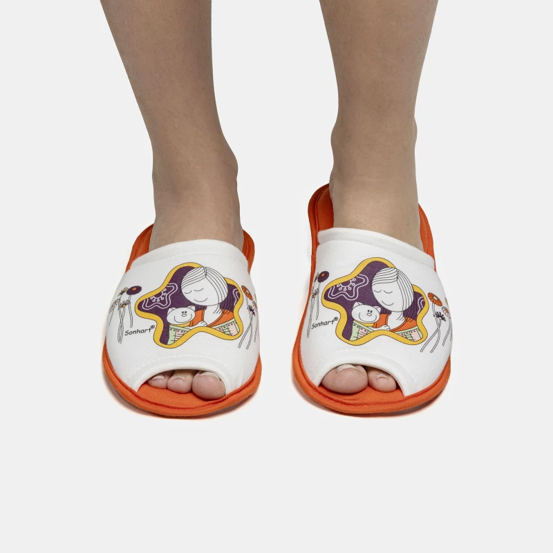 Pantufa Feminina Adulto Com Abertura