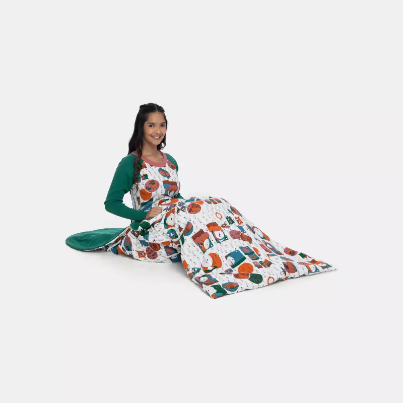 Saco de dormir feminino adulto estampado