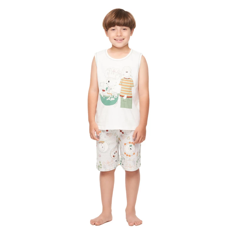 Pijama regata machão e bermuda  