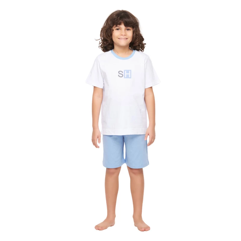 Pijama manga curta e short      