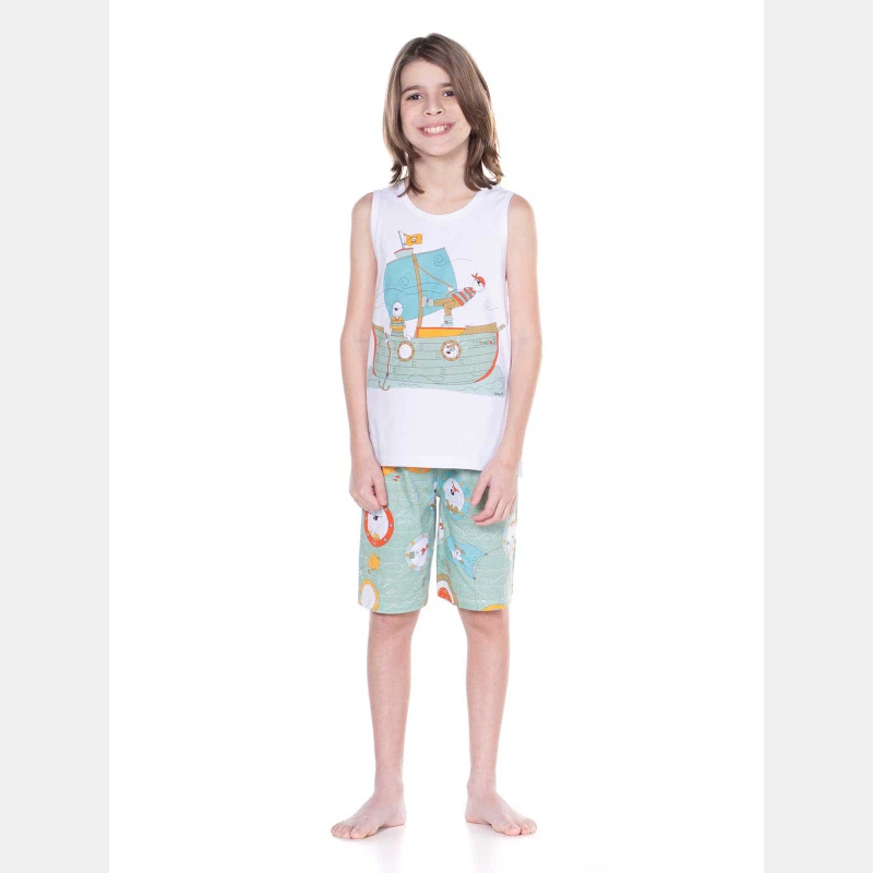 PIJAMA REGATA E BERMUDA