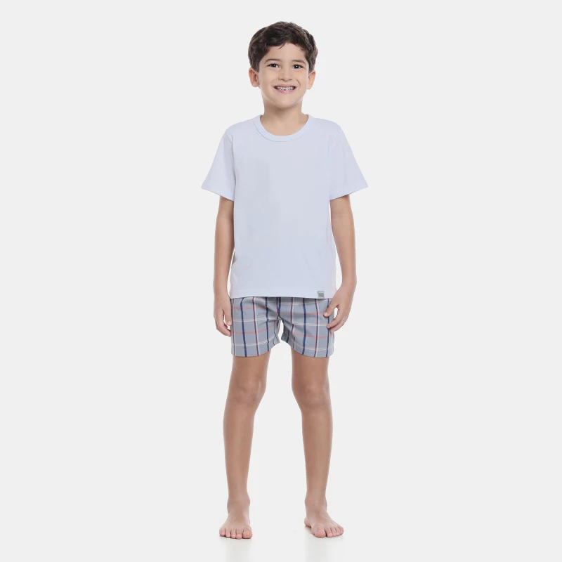 Pijama manga curta e short            