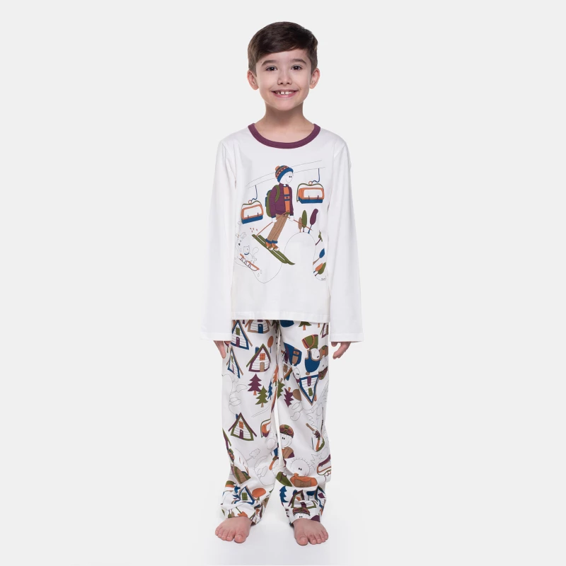 Pijama Manga Longa e Calça
