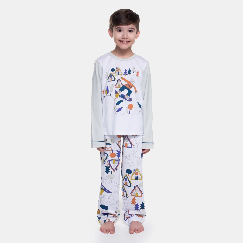 Pijama Manga Longa e Calça