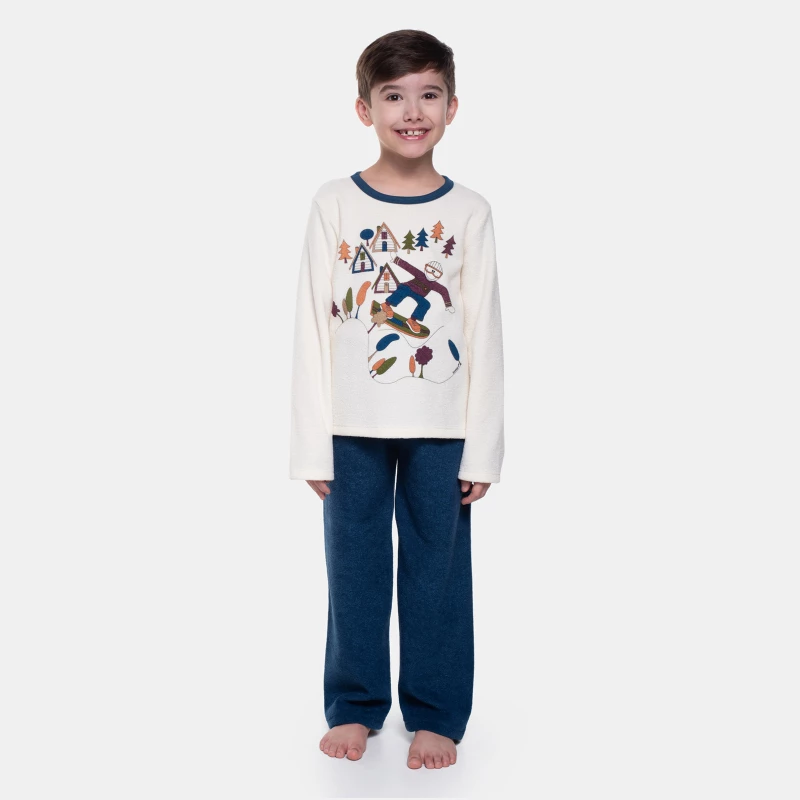 Pijama Manga Longa e Calça