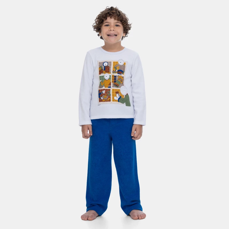 Pijama Manga Longa e Calça