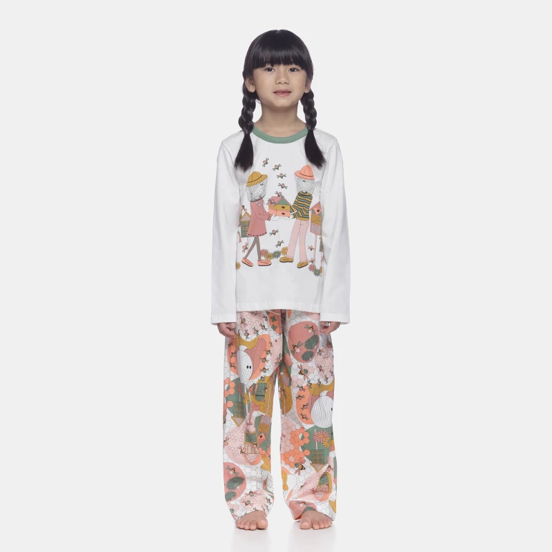 Pijama manga longa e calça