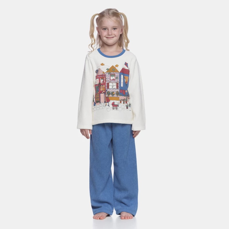 Pijama manga longa e calça    
