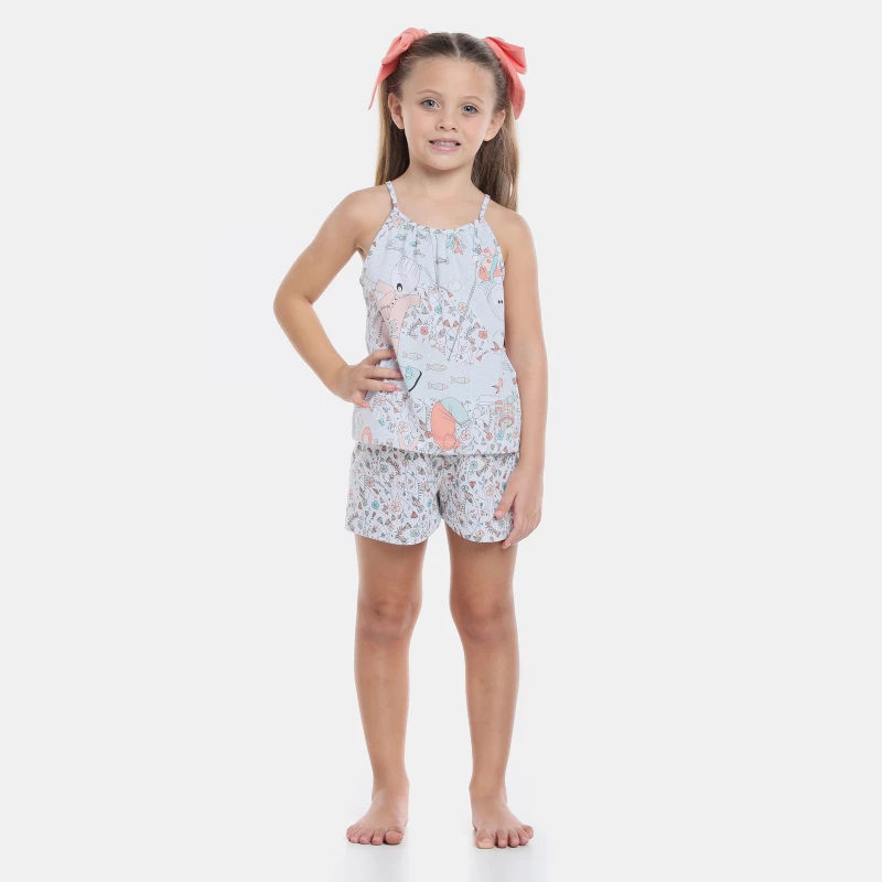 Pijama alça e short     