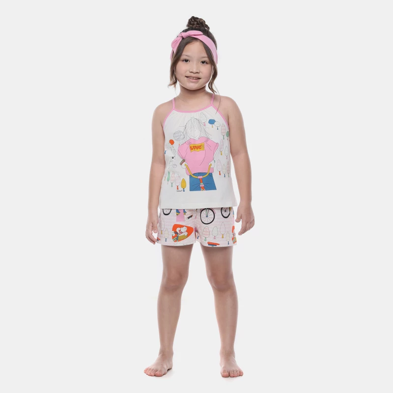 Pijama Alça e Short