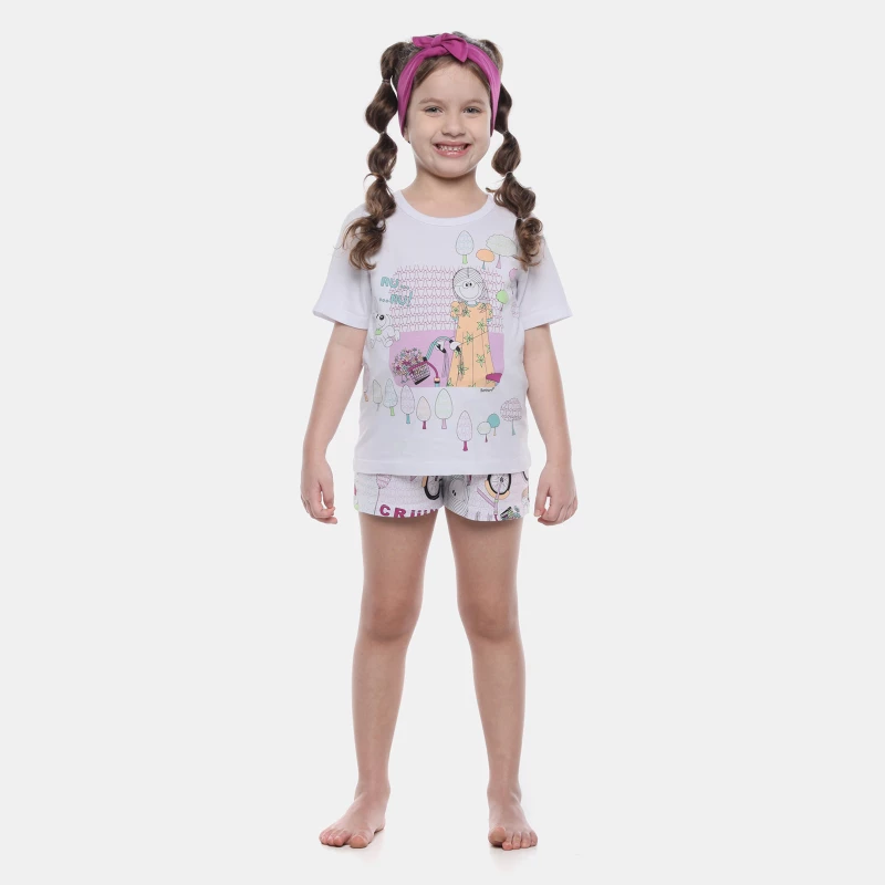 Pijama Manga Curta e Short