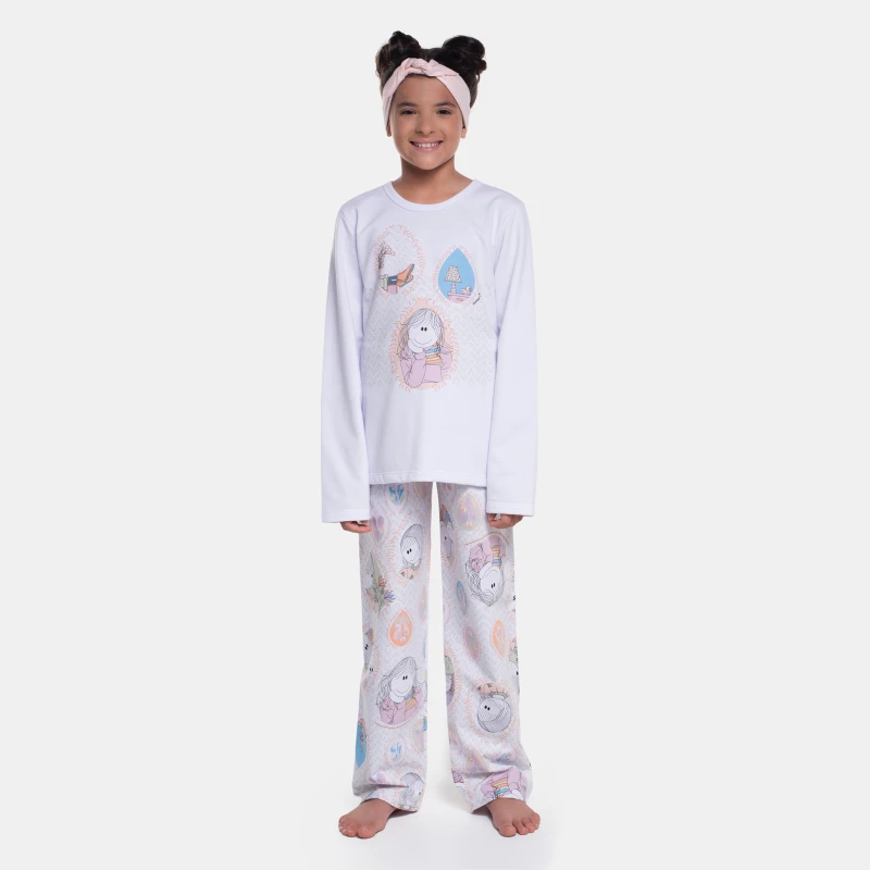 Pijama Manga Longa e Calça