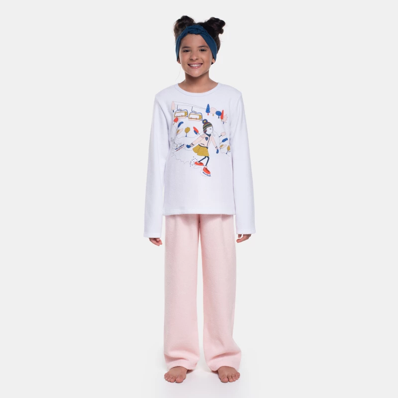 Pijama Manga Longa e Calça