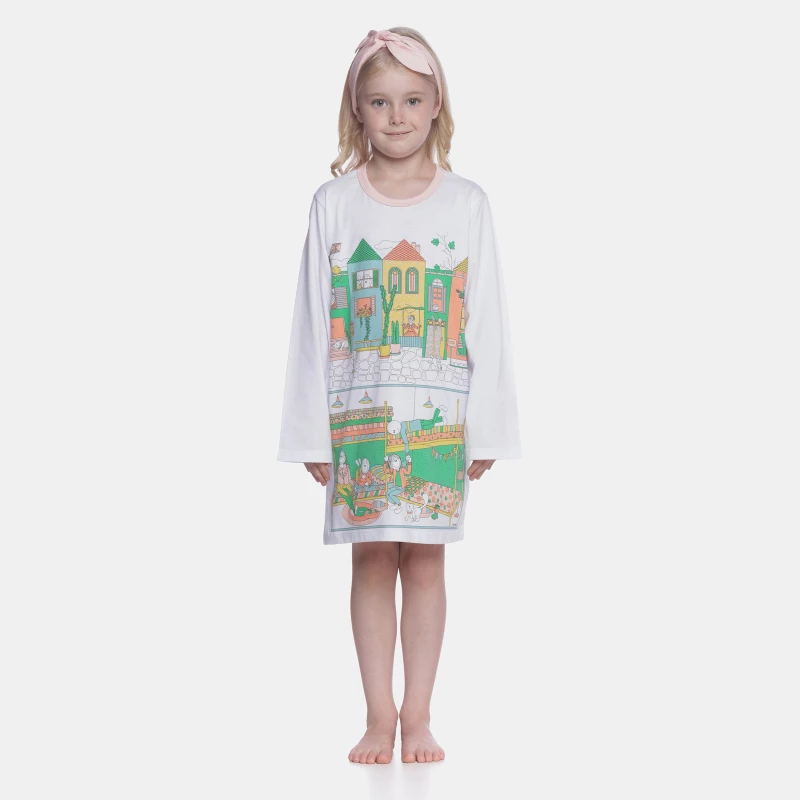 Camisão manga longa                
