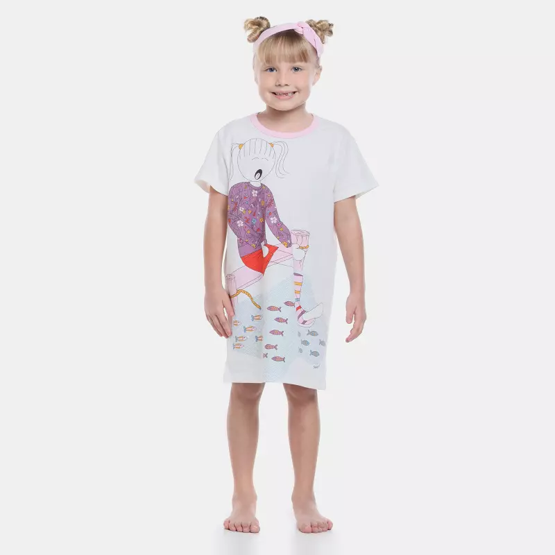 Camisão manga curta                 