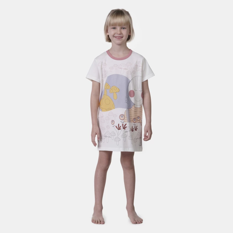 Camisão manga curta               