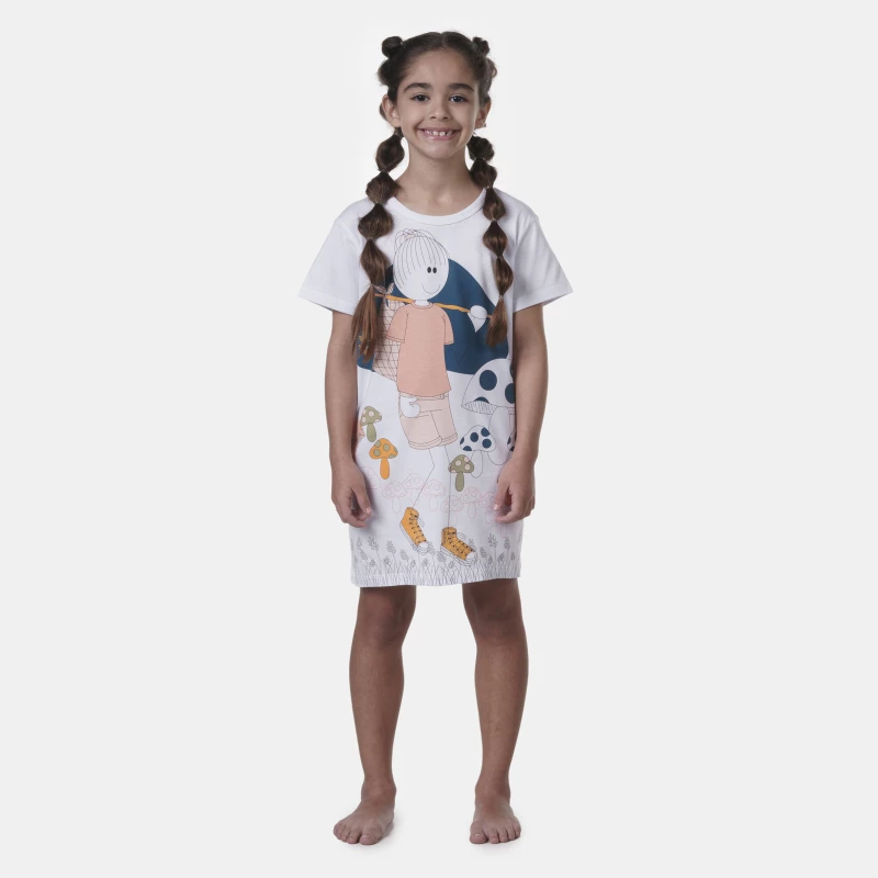 Camisão manga curta              