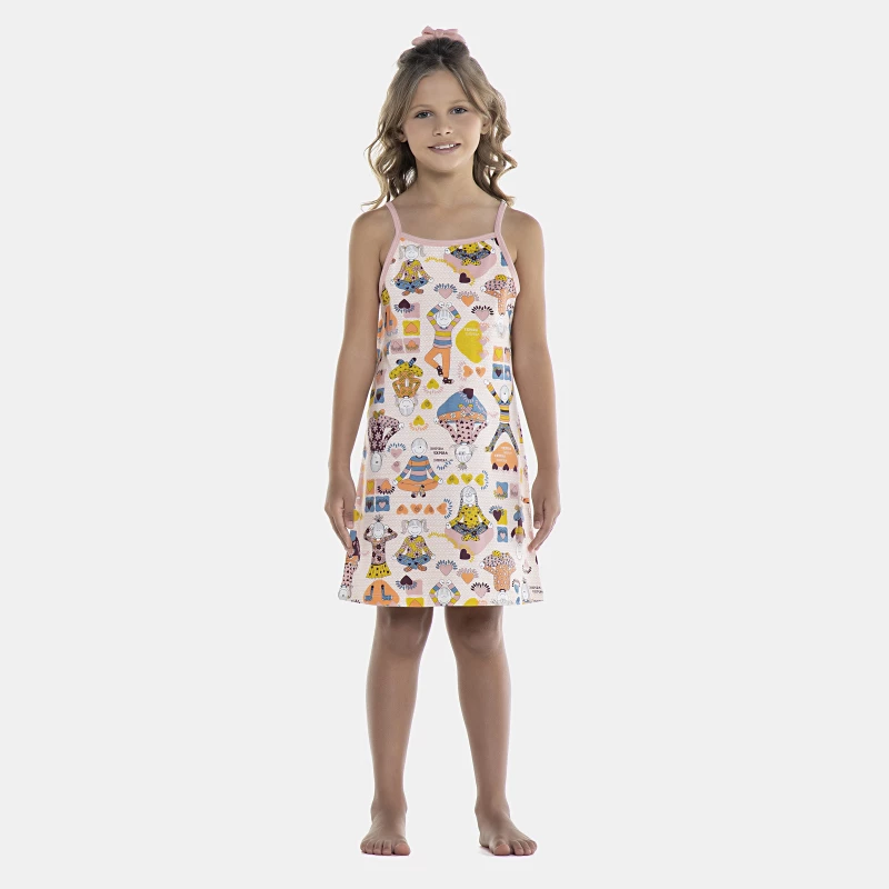 Camisola Feminina Kids Alça