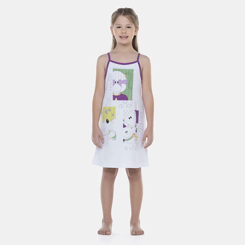 Camisola Feminina Kids Alça