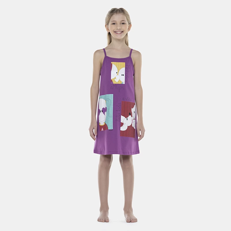 Camisola Feminina Kids Alça