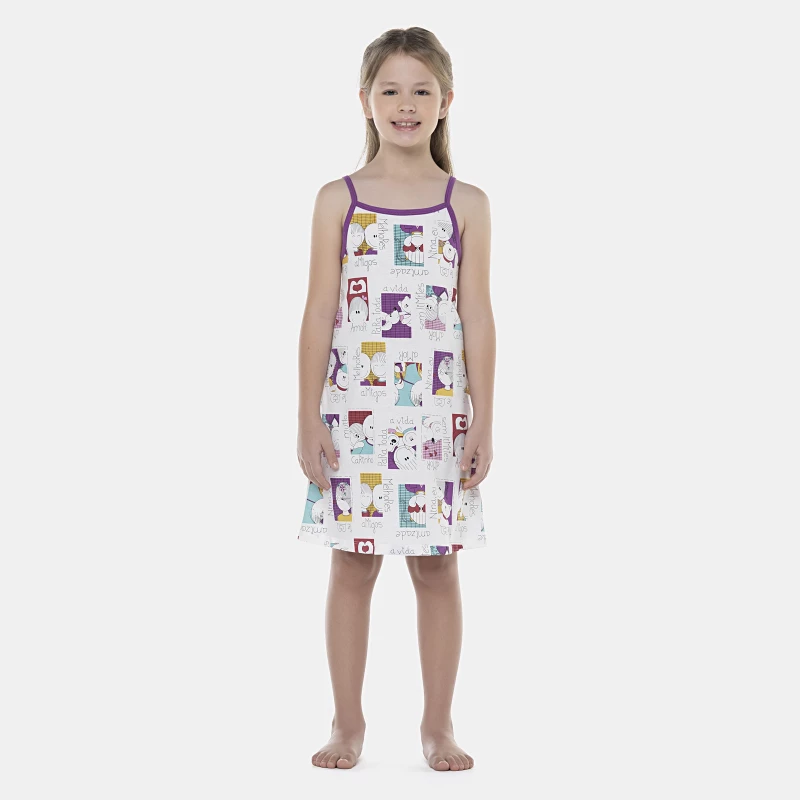 Camisola Feminina Kids Alça
