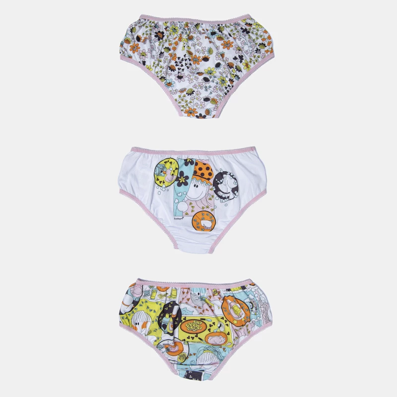 Kit Calcinha Feminino Kids