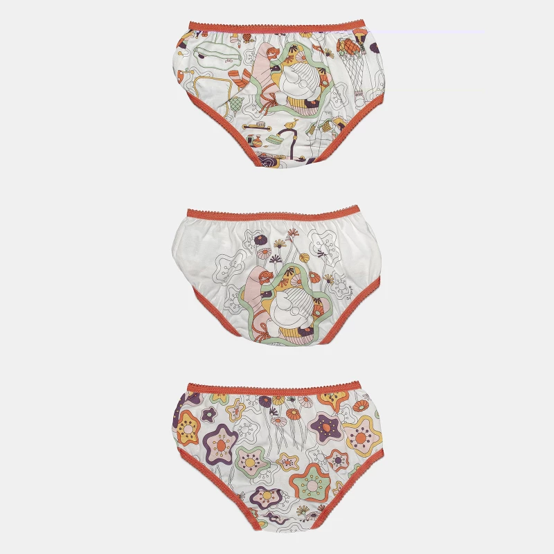 Kit Calcinha Feminino Kids