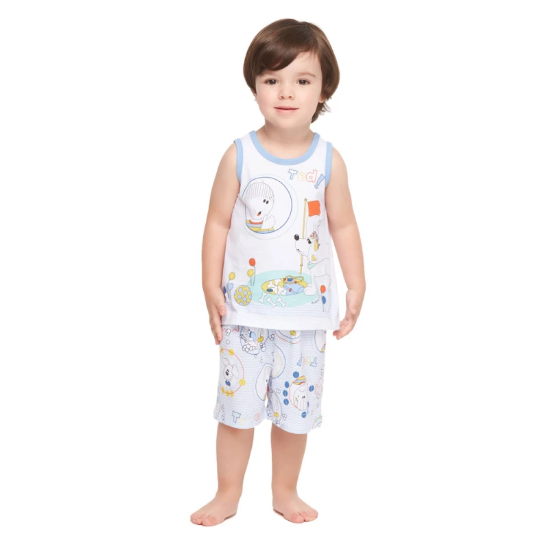 Conjunto Masculino Baby Regata e Bermuda
