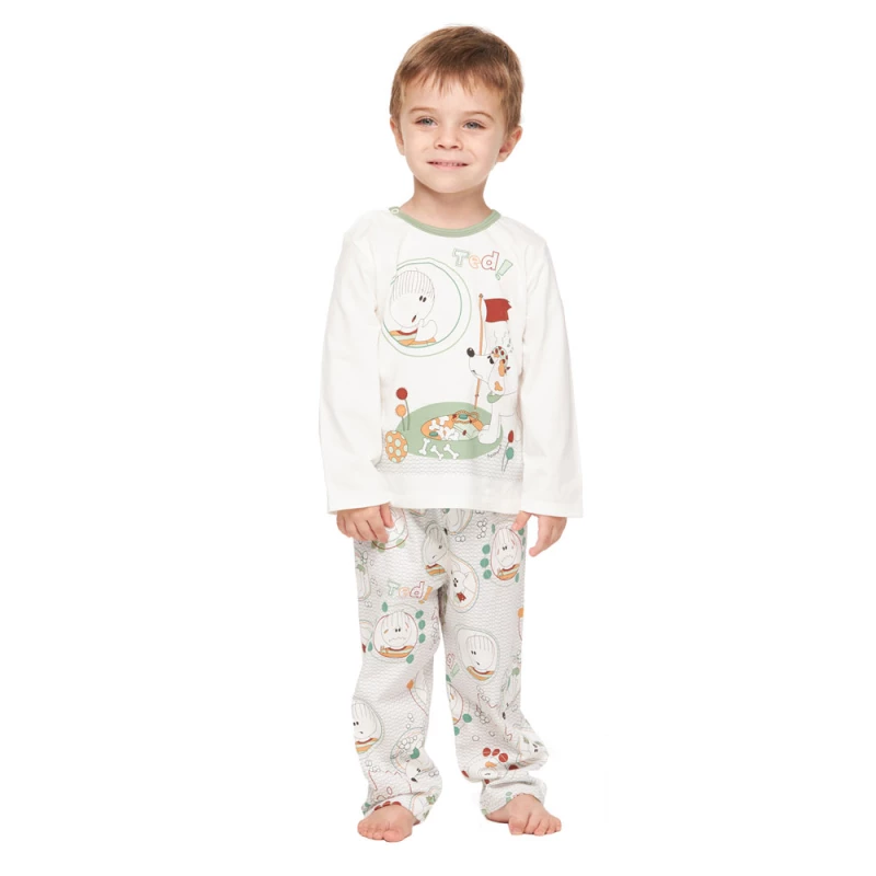 Pijama manga longa e calça