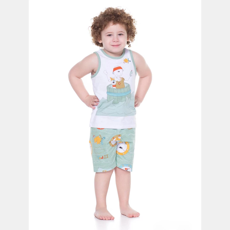 PIJAMA REGATA E BERMUDA