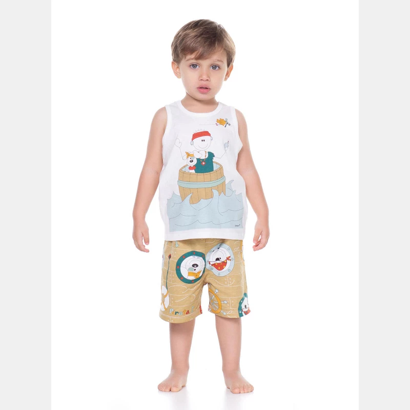 PIJAMA REGATA E BERMUDA
